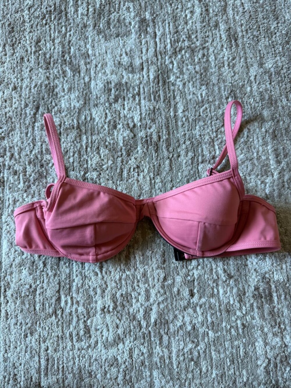 Her Line Pink Balconette Bikini Top - M